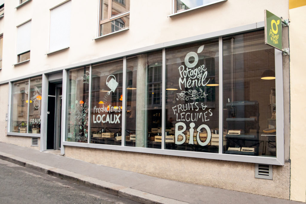 Façade de la boutique